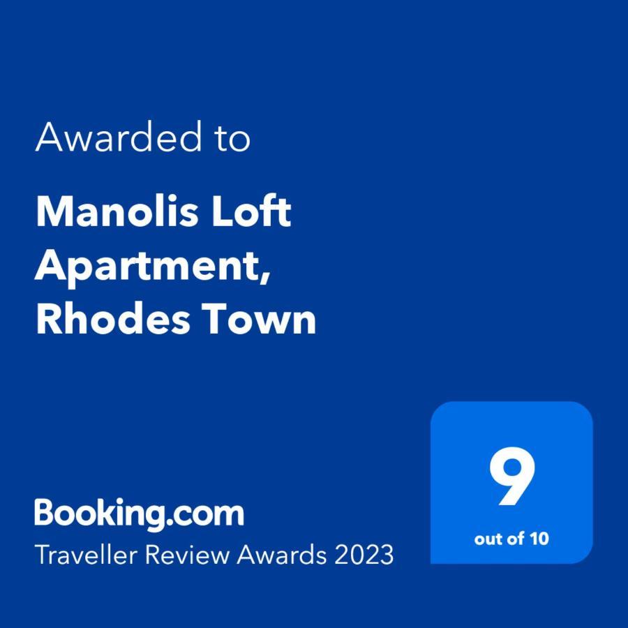 Manolis Loft Apartment, Rhodes Town Rhodes City Kültér fotó